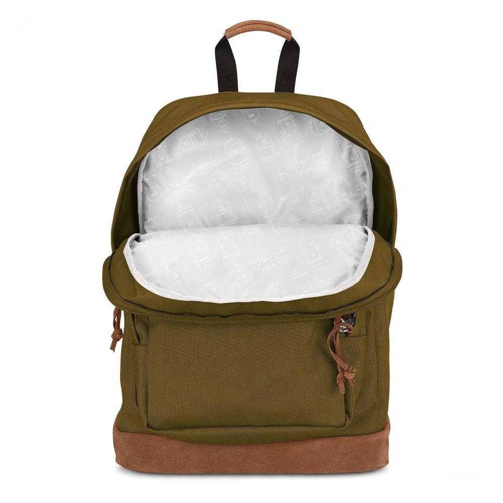 Sac à Dos Scolaire JanSport Right Pack Premium Vert Olive | JLT-72928209